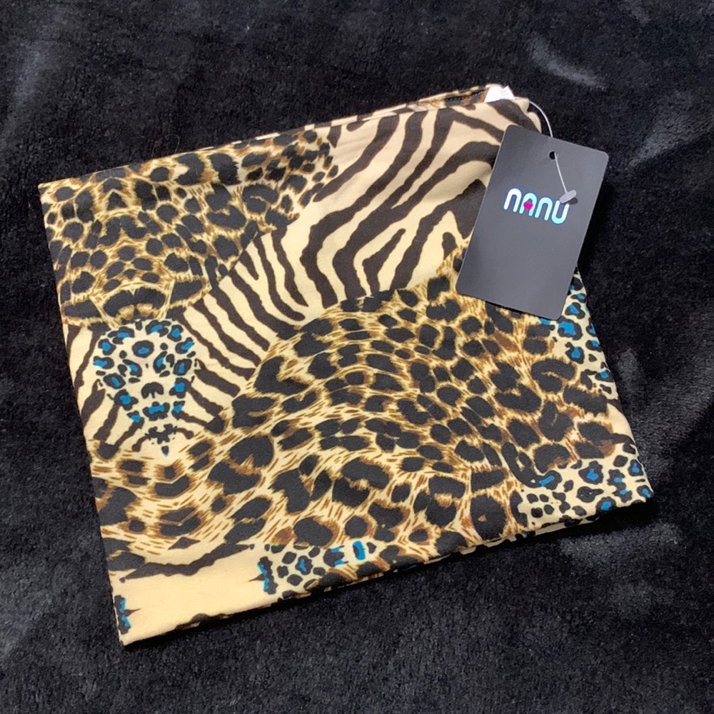 COPY - COPY - Leopard print mask / headband NWT